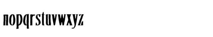 Merchande Print SERIF Font LOWERCASE
