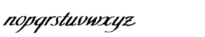 Merchande Print Script Font LOWERCASE