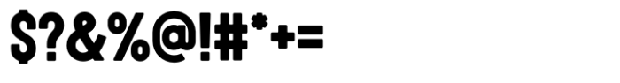Merchanto Bold Round Font OTHER CHARS