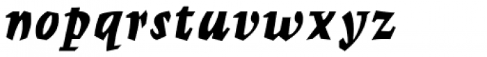 Mercurius Script Std Bold Font LOWERCASE