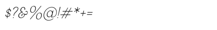 Mercusuar Extra Light Script Font OTHER CHARS