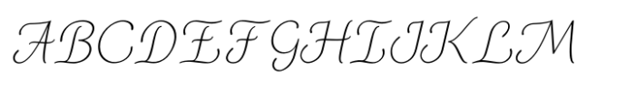 Mercusuar Extra Light Script Font UPPERCASE
