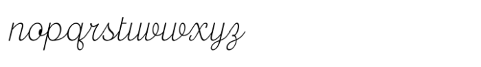 Mercusuar Extra Light Script Font LOWERCASE
