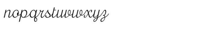 Mercusuar Light Script Font LOWERCASE