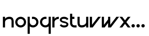 Merdale Regular Font LOWERCASE