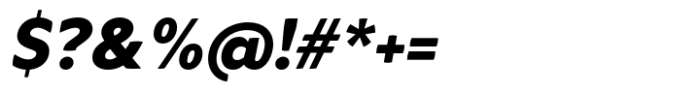 Merel Black Italic Font OTHER CHARS