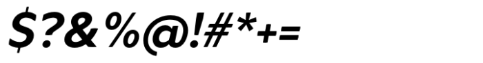 Merel Bold Italic Font OTHER CHARS