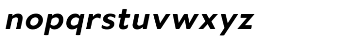 Merel Bold Italic Font LOWERCASE