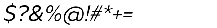 Merel Italic Font OTHER CHARS
