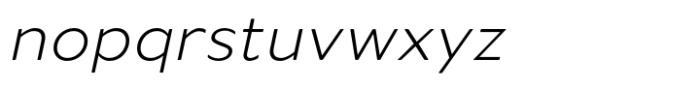 Merel Light Italic Font LOWERCASE