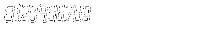Merenga Brush Outline Font OTHER CHARS