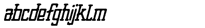Merenga Cut Italic FONT