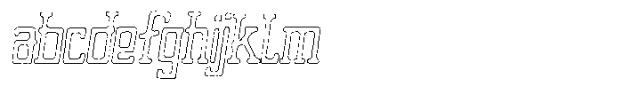 Merenga Cut Outline FONT