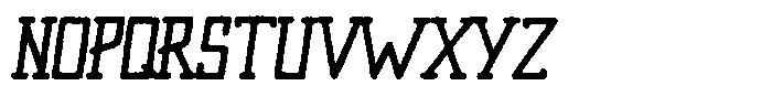 Merenga Eroded Font UPPERCASE