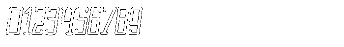 Merenga Outline Font OTHER CHARS