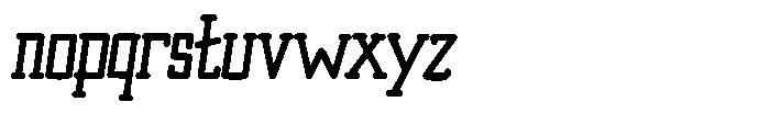Merenga Regular Font LOWERCASE