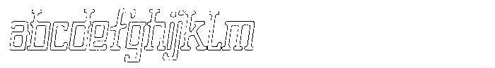 Merenga Rough Outline FONT