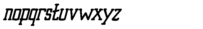 Merenga Scratch Italic Font LOWERCASE