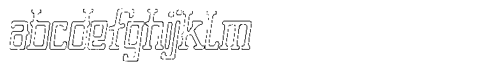 Merenga Scratch Outline FONT