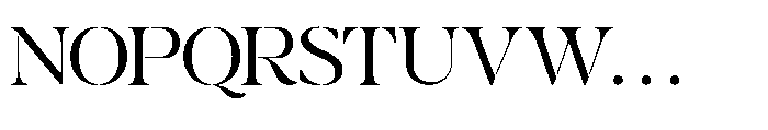 Mergila Regular Font UPPERCASE