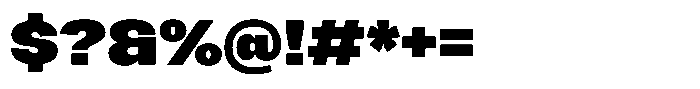 Merica Futurist Extra Bold Font OTHER CHARS