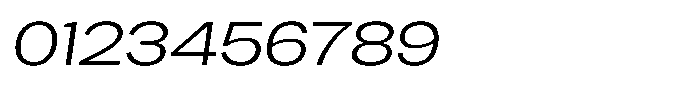 Merica Futurist Extra Light Italic Font OTHER CHARS