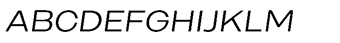 Merica Futurist Extra Light Italic Font UPPERCASE