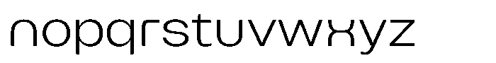 Merica Futurist Extra Light Font LOWERCASE