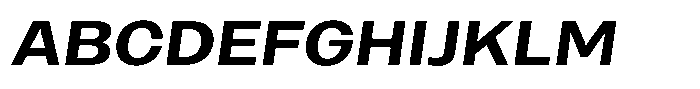 Merica Futurist Medium Italic Font UPPERCASE