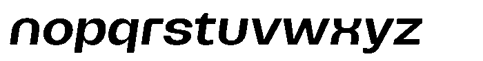 Merica Futurist Medium Italic Font LOWERCASE