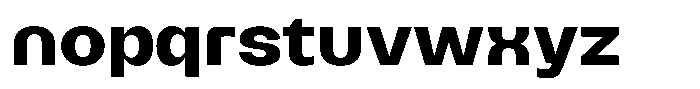 Merica Futurist Semi Bold Font LOWERCASE