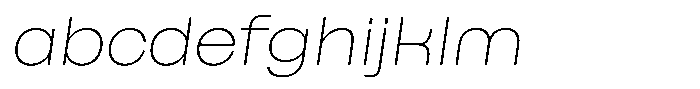 Merica Futurist Thin Italic FONT