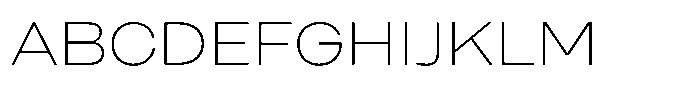 Merica Futurist Thin Font UPPERCASE