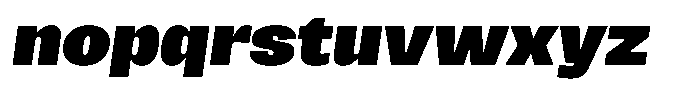 Merica Grotesk Black Italic Font LOWERCASE