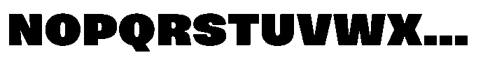 Merica Grotesk Black Font UPPERCASE