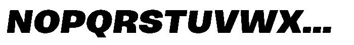 Merica Grotesk Bold Italic Font UPPERCASE