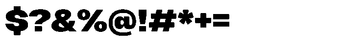 Merica Grotesk Bold Font OTHER CHARS