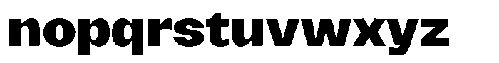 Merica Grotesk Bold Font LOWERCASE