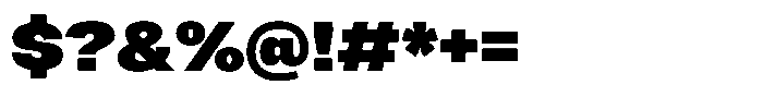 Merica Grotesk Extra Bold Font OTHER CHARS
