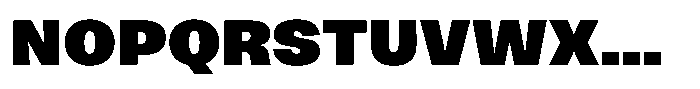 Merica Grotesk Extra Bold Font UPPERCASE