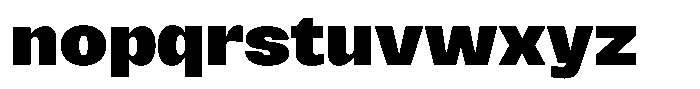 Merica Grotesk Extra Bold Font LOWERCASE