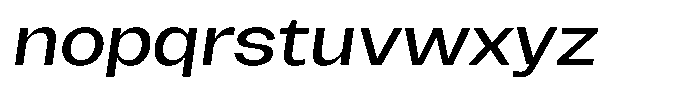 Merica Grotesk Regular Italic Font LOWERCASE