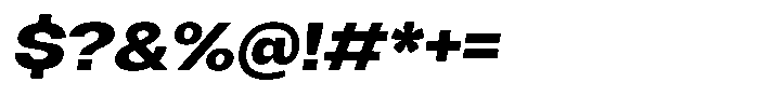 Merica Grotesk Semi Bold Italic Font OTHER CHARS