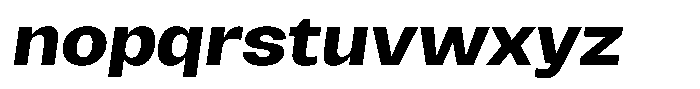 Merica Grotesk Semi Bold Italic Font LOWERCASE