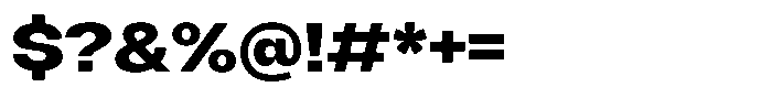 Merica Grotesk Semi Bold Font OTHER CHARS