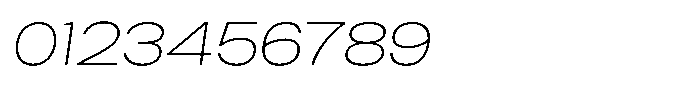 Merica Grotesk Thin Italic Font OTHER CHARS