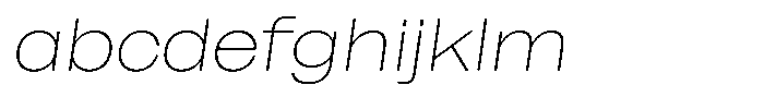 Merica Grotesk Thin Italic FONT