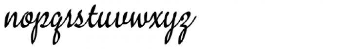 Meridia Script Font LOWERCASE