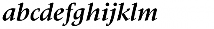 Meridien Com Bold Italic Font LOWERCASE