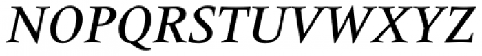 Meridien Com Medium Italic Font UPPERCASE